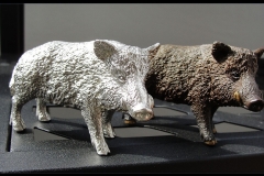 Zinn-Wildschwein-Keiler